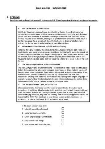 October - Practice test GyS