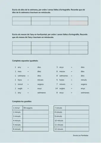 Mesura de temps 1