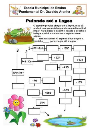 Desafio de Matemática