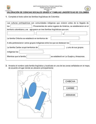 Familias lingüísticas de colombia