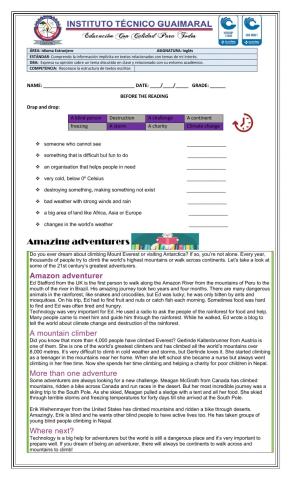 Reading Comprehension