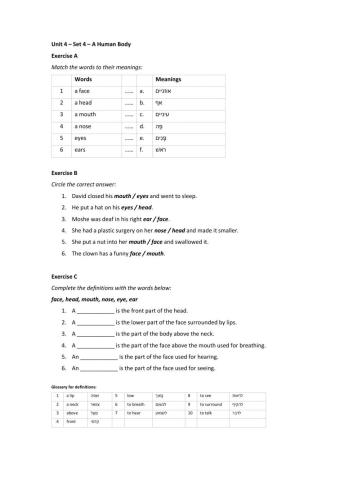 Band 1 (Core 1) - Unit 4 - Set 4