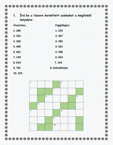 Számok kerekítése 1000-ig
