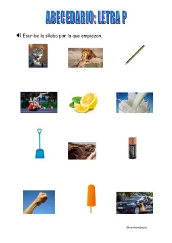 Abecedario letra p 3
