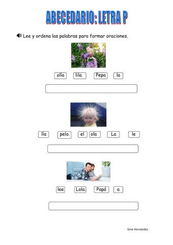 Abecedario letra p 8