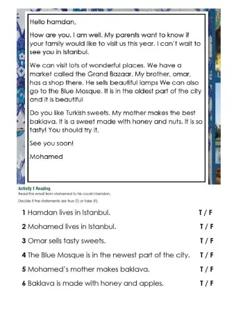 Access 8 - Term1 - Unit 2 - Lesson 9 - Act 1