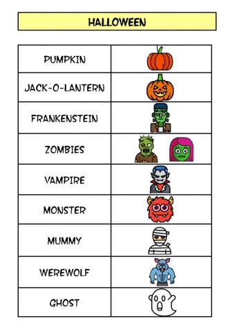 Halloween listen and read