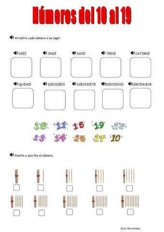 Números hasta el 20