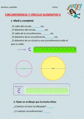 Circunferencia y círculo