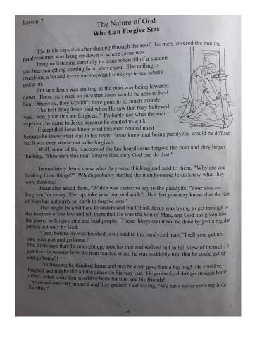 The Nature of God: Who Can Forgive Sins