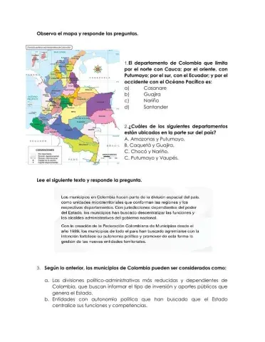 Regiones de colombia