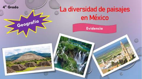 Geografía - La diversidad de paisajes en México