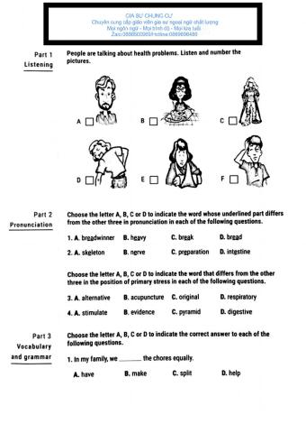 English 10 - 45' Test 1
