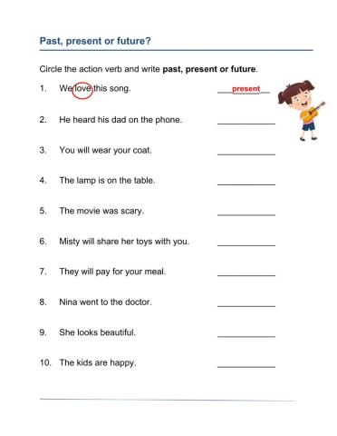 Identifying Tenses 2