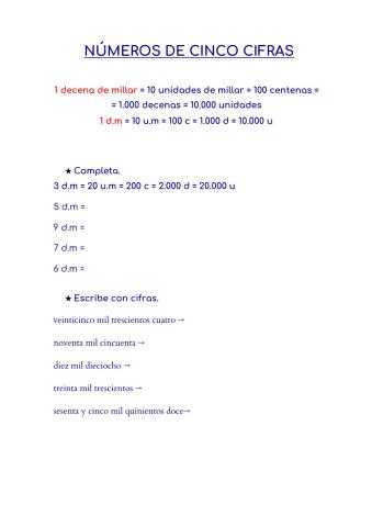 Numero de cinco  cifras 1