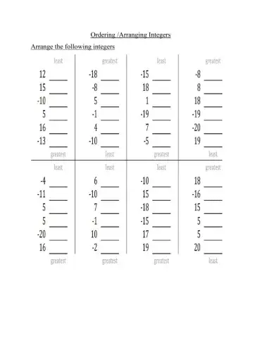 Arrange Integers