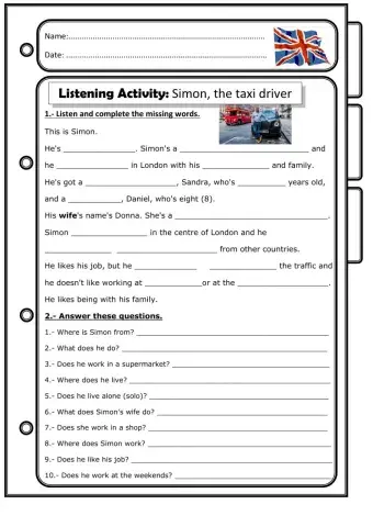 Simon, the taxi driver