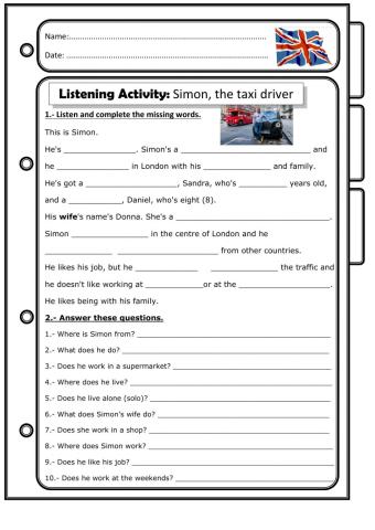 Simon, the taxi driver