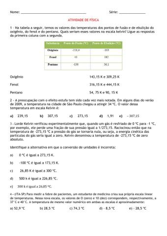 Escalas Termométrica