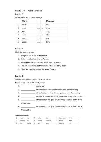 Band 1 (Core 1) - Unit 11 - Set 1