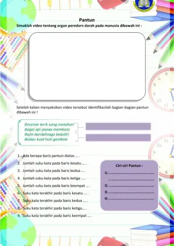 LKPD Jenis-jenis Pantun 2