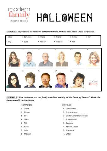HALLOWEEN - Modern Family (Season 2 - Episode 6)