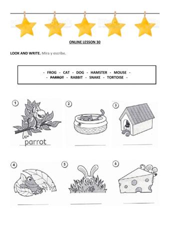 Children 1 - online lesson 30