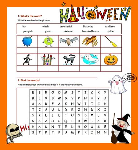Halloween activity