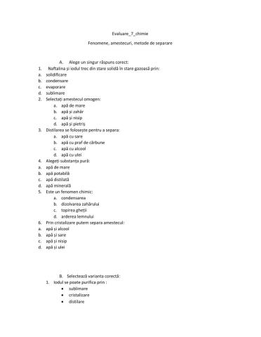 Evaluare-fenomene-amestecuri