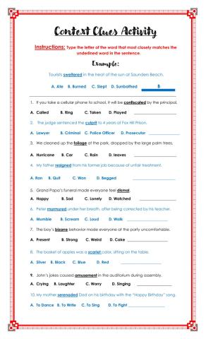 Context Clues
