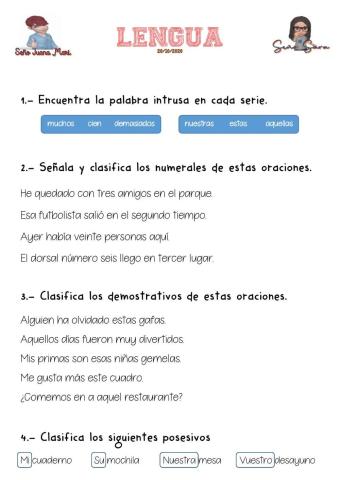 Repaso determinantes