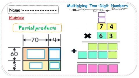 Multiply by 2digit Numbers