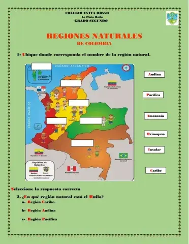 Regiones naturales de Colombia
