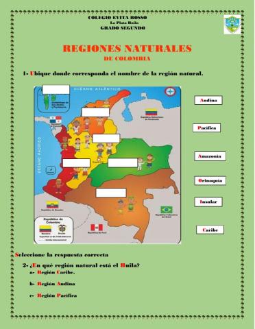 Regiones naturales de Colombia