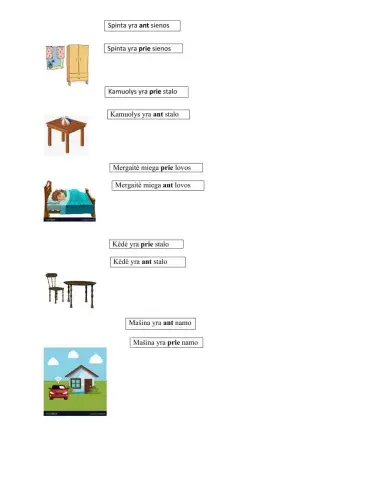 Prielinksniai Ant ir Prie