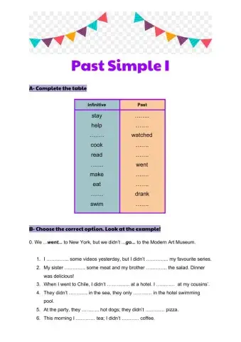 Past Simple 1