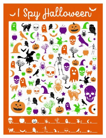 Halloween spy game