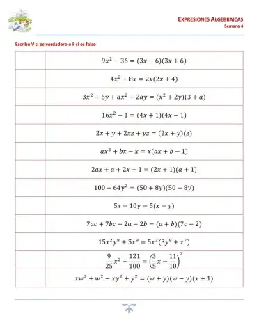 Repaso Factorización Primera parte