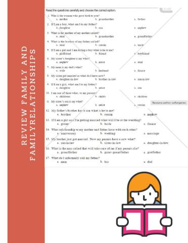 Family and family relationships