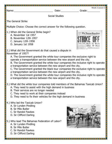 The General Strike Low Level