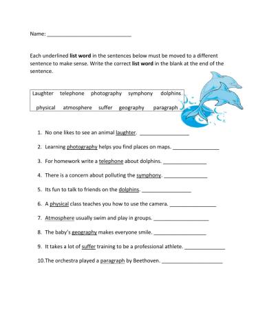 spelling sounds of -f-