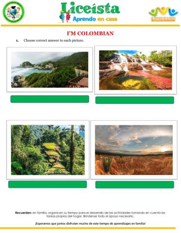 Touristy places in Colombia