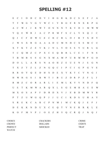 Word Search -12