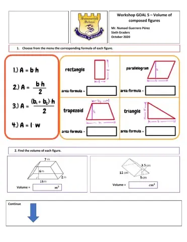 Volume of composite figures