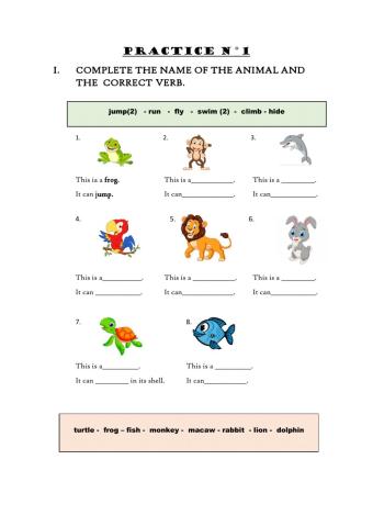 Animals and their abilities