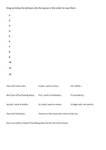 Signposting Language