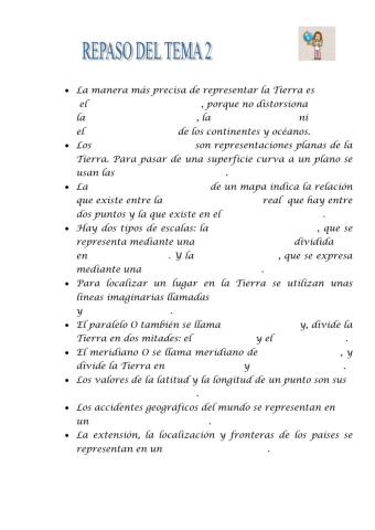 Representación de la tierra