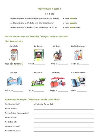 Präposition in+Dativ