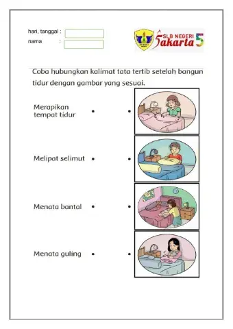 Merapikan Tempat Ttdur