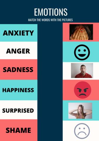 Match the emotions domi